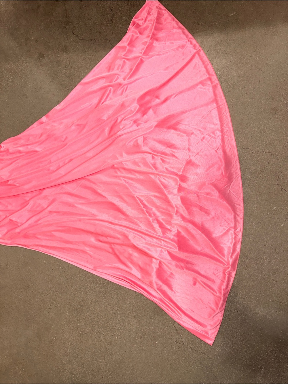 90s Grace Tie-Back Halter Maxi Dress in Bright Pink NWT - Picture 13 of 13